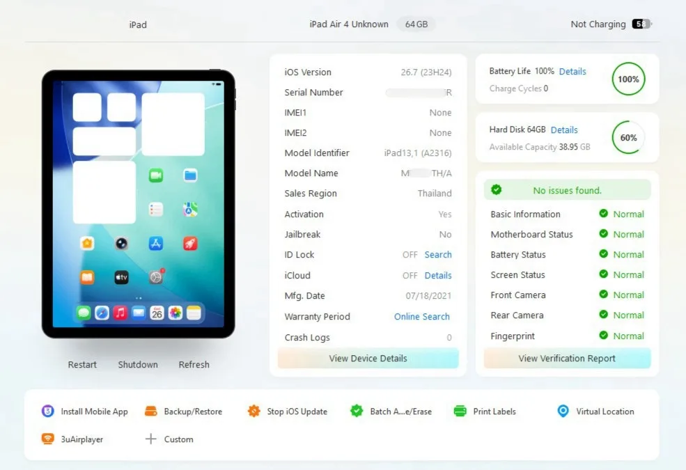 Apple iPad Air 4 Wifi
