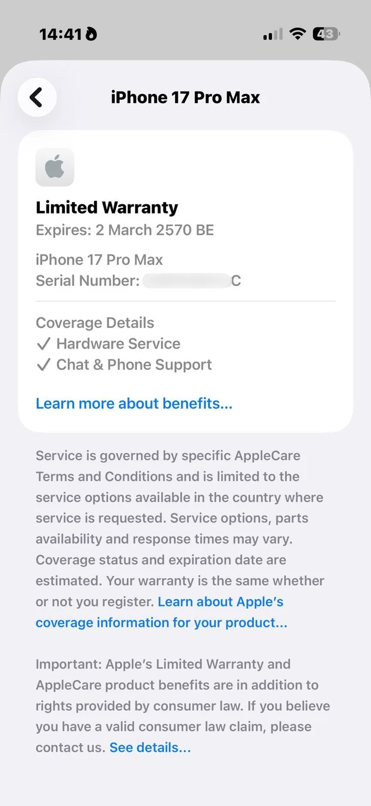 Apple iPhone 17 Pro Max